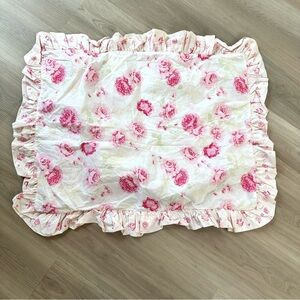 1 Simply Shabby Chic Pink Rose Ruffle Sham Standard